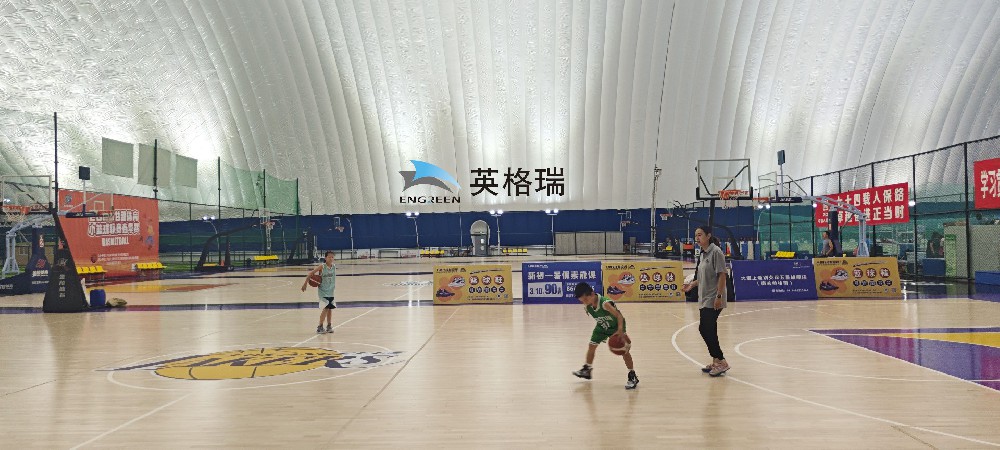 氣膜籃球館里的打球體驗，打造IP效應(yīng)